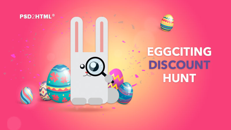 Win Big Discounts in the PSD2HTML.com Easter Egg Hunt!