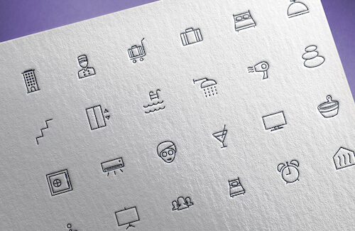 Freebie: Hotel & Spa Icons (55 Icons PNG, SVG)