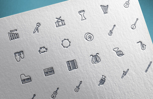 Freebie: Music Instrument icons (39 icons PNG, SVG)