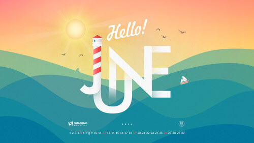 Desktop Wallpaper Calendars: June 2016
