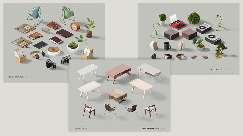 Environment Items Tables and Chairs