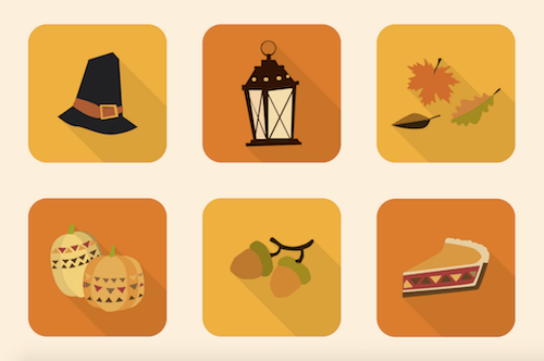 Freebie: Thanksgiving Icon Set (15 Icons, PNG, PSD, AI, SVG)