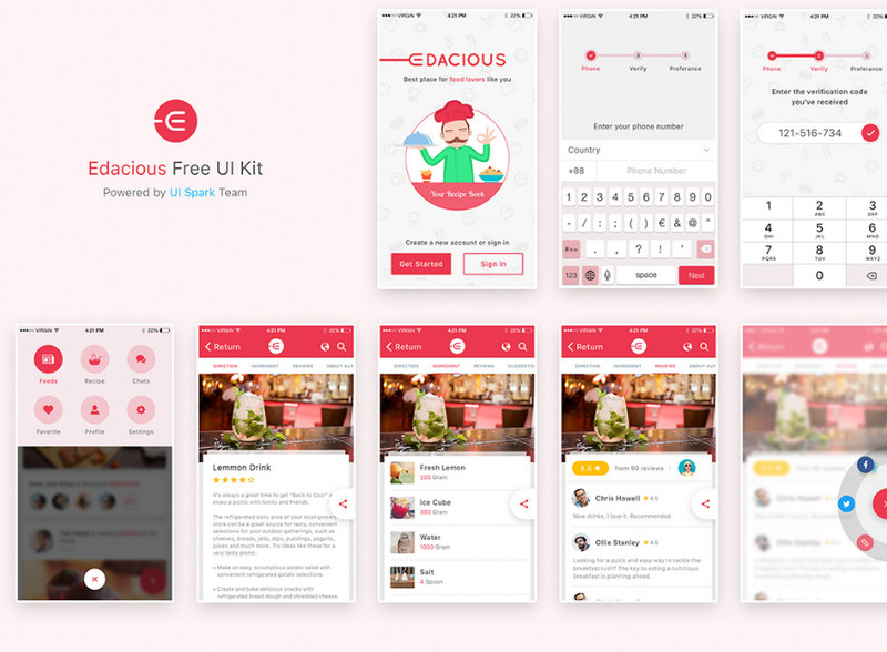 Edacious UI Kit