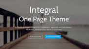 Integral – A Simple & Elegant One-Page Business Theme