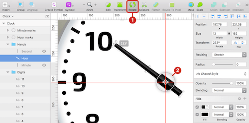 How To Create A Realistic Clock In Sketch