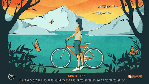 Desktop Wallpaper Calendars April 2017