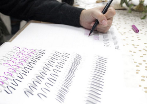 Left-Handed Brush Lettering: How To Get Started