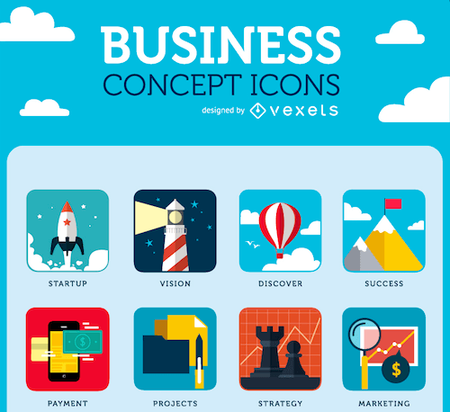 Business Concept Icons