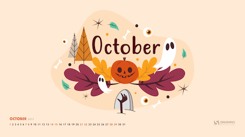 Desktop Wallpaper Calendars October 2017