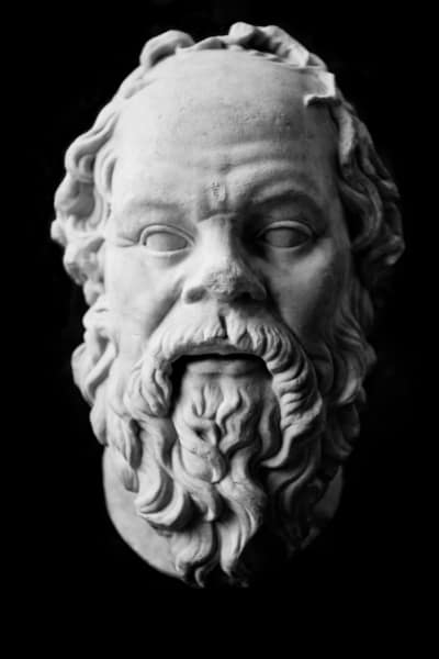 Image of bust of Socrates