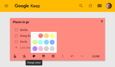 Google Keep App