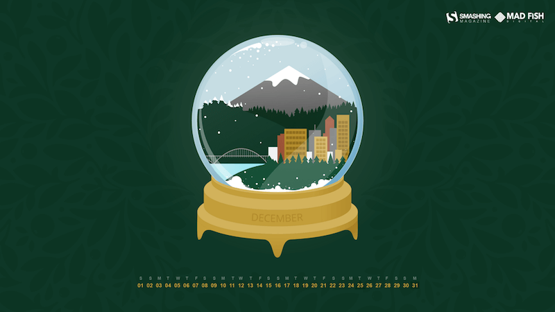 Portland Snow Globe