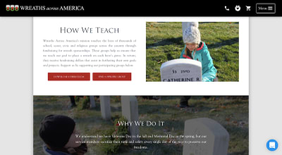 Wreaths Across America live chat