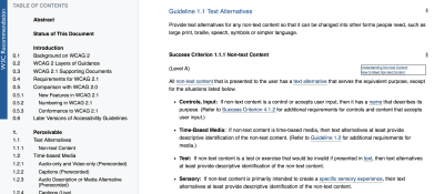 WCAG 2.1 Guideline on Text Alternatives, in amongst the text are links to success criterions and other useful guidelines.