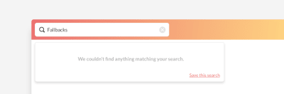 Generic instant search grey area