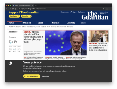 the-guardian 'your privacy' page