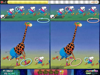 In “Find it”, players have to find errors comparing two images