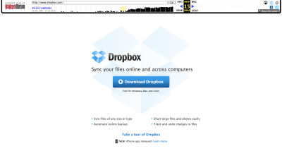 Dropbox in 2009