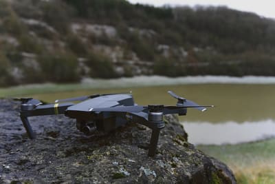 A drone in a national park