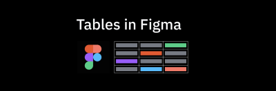 Tables in Figma mockup design