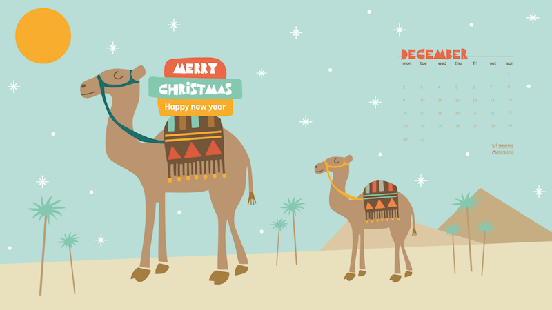 The Camels Wish You A Merry Christmas!