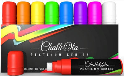 Chalk Markers suggested for business whiteboard use