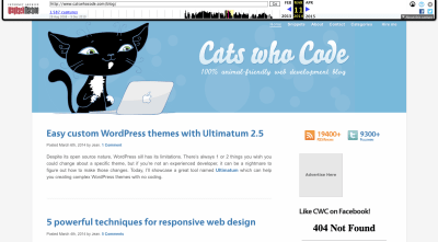 Cats Who Code website 2014