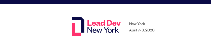 The Lead Developer New York 2020