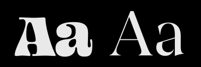 modern typeface