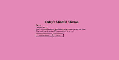 Mindful Mission