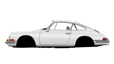 Final image 2/3: Let’s take a look at our Porsche 911 car &mdash; we’re more than half-way there!