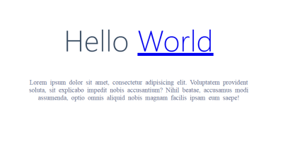 A Nextjs webpage containing ‘Hello world’
