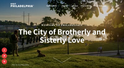 Visit Philadelphia website homepage